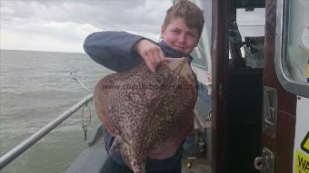10 lb Thornback Ray by Finley from margate