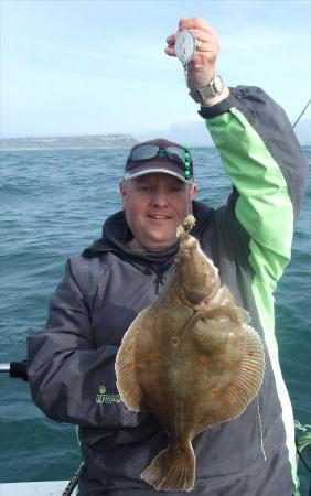 3 lb 12 oz Plaice by Paul Milkins