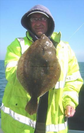 4 lb 1 oz Plaice by David Rye