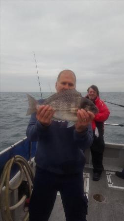 3 lb 14 oz Black Sea Bream by Kevin