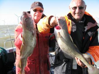 12 lb 1 oz Cod by Phil Bingham & Roger