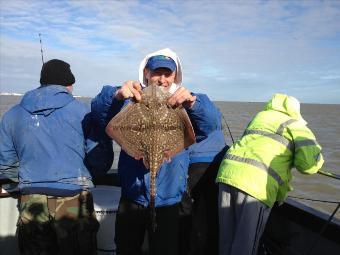 6 lb 8 oz Thornback Ray by Lucky Liths