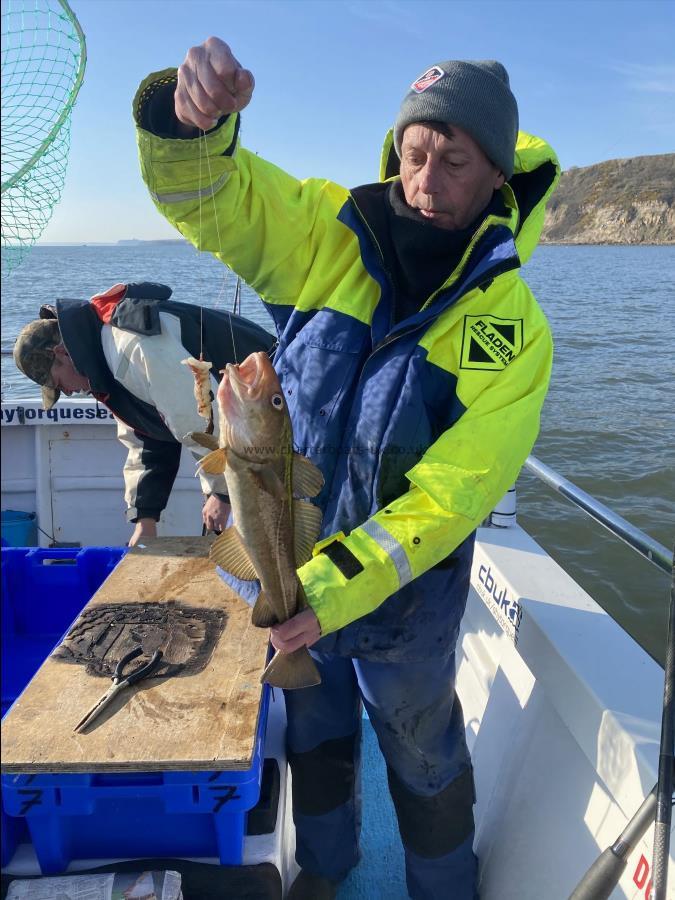 3 lb 4 oz Cod by Gordon.