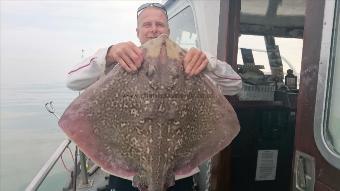 15 lb 3 oz Thornback Ray by Wayne from Kent