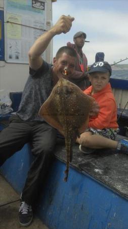 4 lb 7 oz Thornback Ray by Unknown