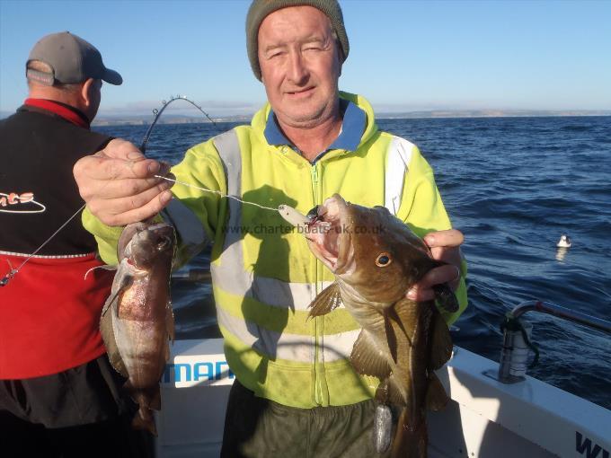 4 lb 15 oz Cod by Chris Wake.