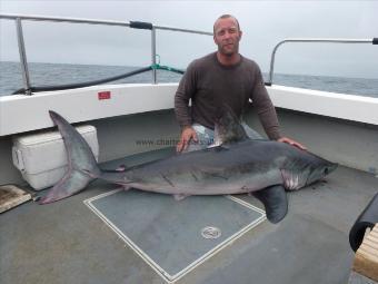 211 lb Porbeagle by Stuart Wybrow