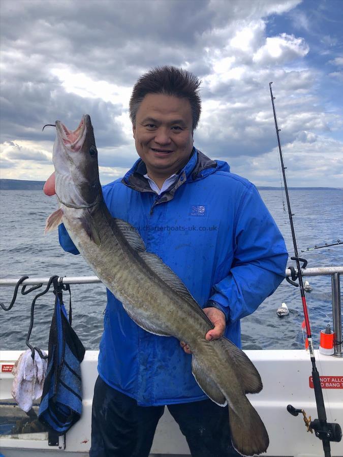 13 lb 8 oz Ling by Allan