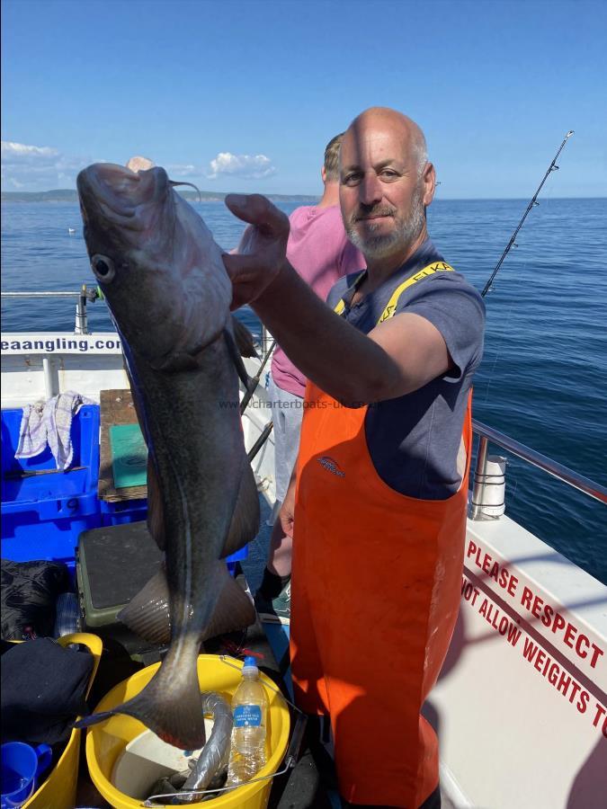 4 lb 8 oz Cod by Nigel Steer.