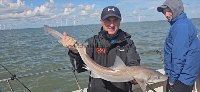 7 lb 3 oz Starry Smooth-hound by Roger