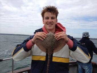 1 lb 4 oz Thornback Ray by Carmarthen Steff.