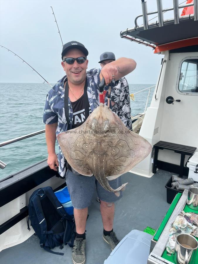 8 lb 12 oz Undulate Ray by Unknown