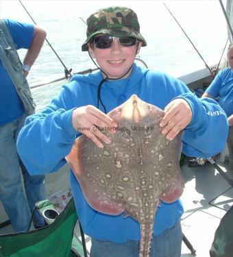 6 lb 4 oz Thornback Ray by conner, top man on the day