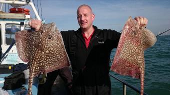 12 lb 5 oz Thornback Ray by Dave Oldman