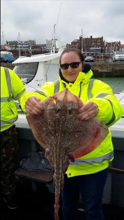 7 lb Thornback Ray by individual day