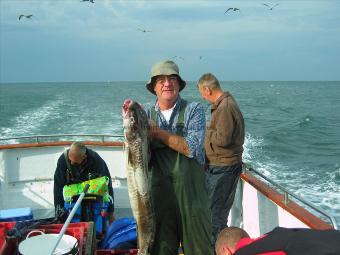 19 lb 5 oz Ling by Ken Flood