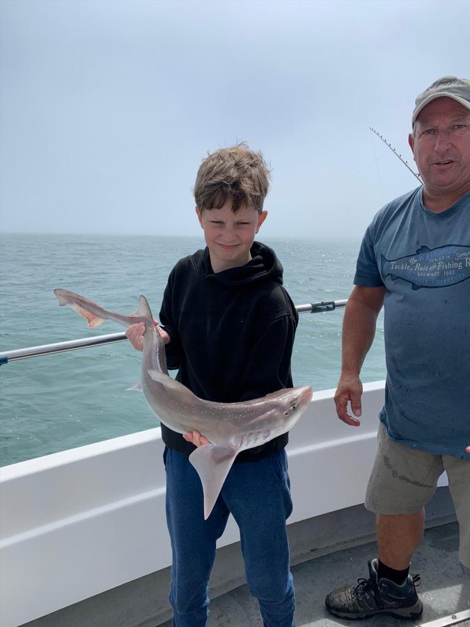 3 lb 5 oz Starry Smooth-hound by Caleb