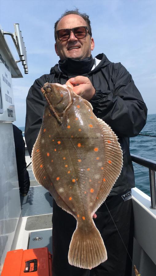 4 lb 8 oz Plaice by Tim Davies