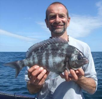 3 lb 8 oz Black Sea Bream by Rick Hawkins