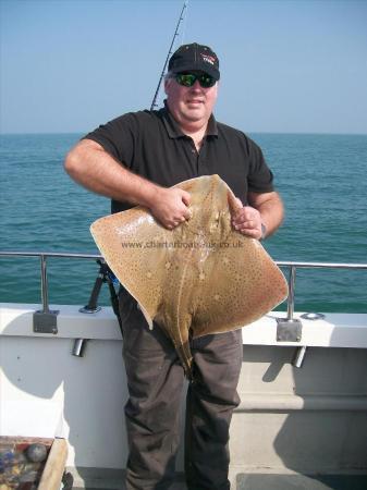 16 lb 8 oz Blonde Ray by Mike Wilmott