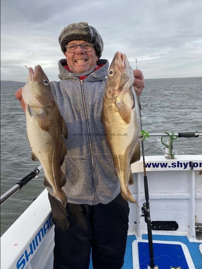 3 lb 8 oz Cod by Glen.