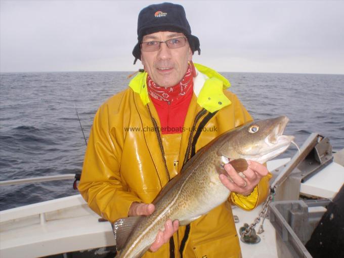 4 lb 6 oz Cod by Derek Wiggins from Leeds.