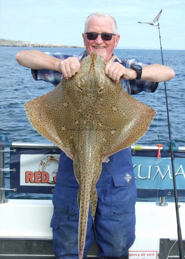 16 lb 12 oz Blonde Ray by John Dransfield