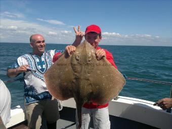 24 lb 8 oz Blonde Ray by Dwight Mitchell