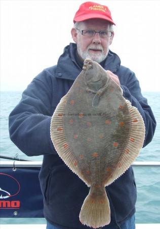 5 lb 8 oz Plaice by Mick Beach