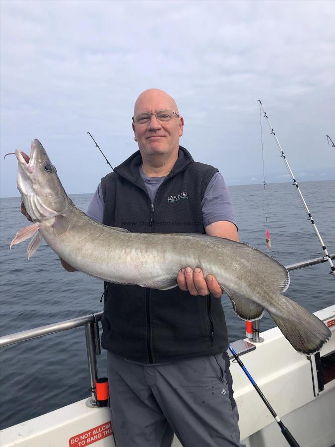 8 lb 8 oz Ling by Ian Hill