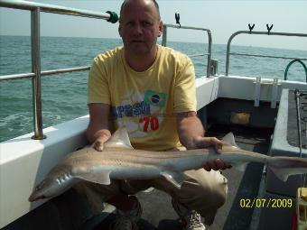 10 lb 7 oz Smooth-hound by Pete Shaw