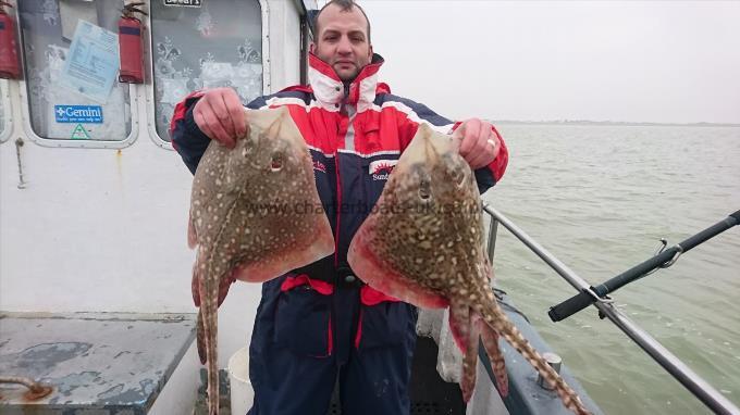 7 lb 7 oz Thornback Ray by Deans party