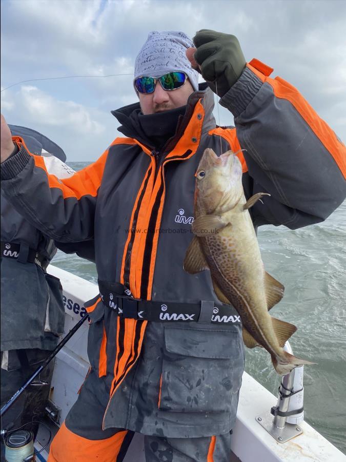 4 lb 4 oz Cod by Jack.