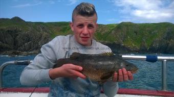 4 lb 8 oz Ballan Wrasse by keith smith