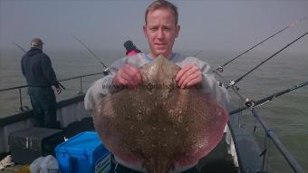 9 lb 6 oz Thornback Ray by Steve from medway