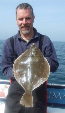 2 lb 12 oz Plaice by John Hinton