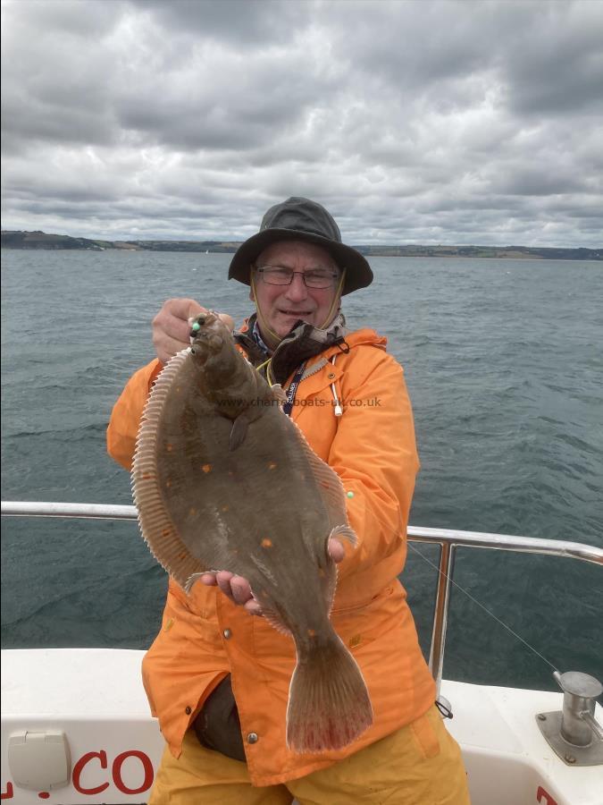 3 lb 10 oz Plaice by Roy Bigg