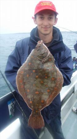 7 lb 4 oz Plaice by Peter Collings