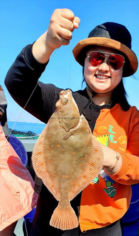 1 lb 8 oz Plaice by Unknown