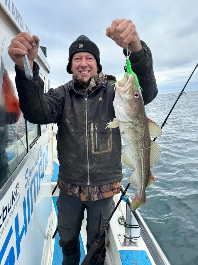 4 lb 6 oz Cod by Roger.