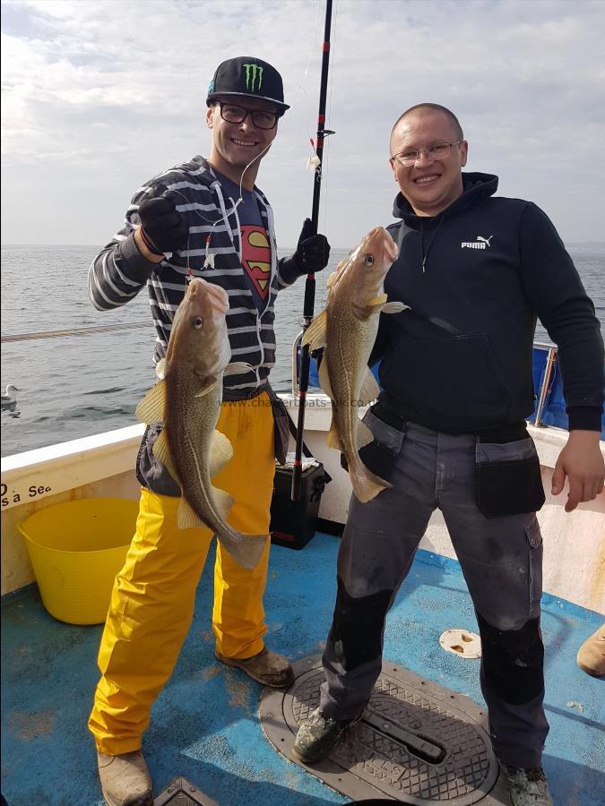 5 lb Cod by Bruno, and friend.