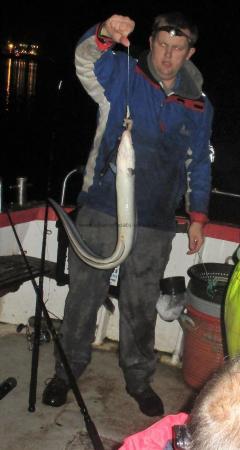 4 lb Conger Eel by Will Irving