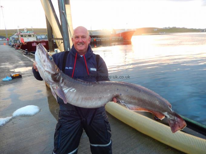 38 lb Ling (Common) by Brian Burn with a lovely Ling