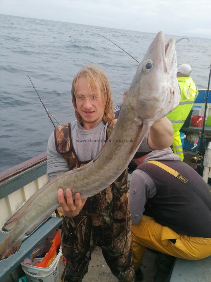 13 lb 4 oz Ling by Unknown