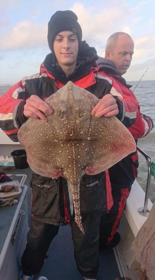 8 lb 2 oz Thornback Ray by Jack