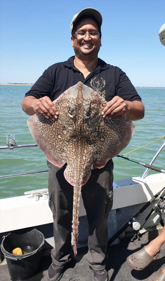 13 lb Thornback Ray by Bob Marshall