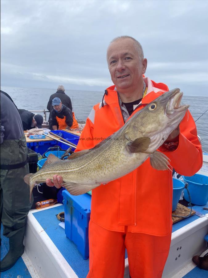 9 lb 12 oz Cod by Chris Siddle.