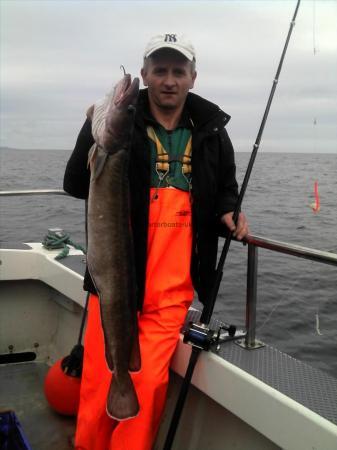 12 lb 8 oz Ling by Ian Harrison