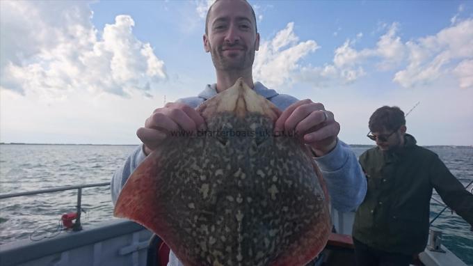 8 lb 7 oz Thornback Ray by Jimmy from Dartford