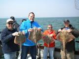 11 lb Thornback Ray by little and Large